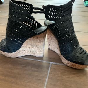 Charles by Charles David black wedge